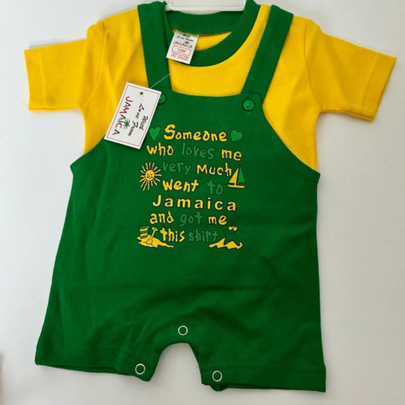Nwt With Love from Jamaica baby  two piece set - Picture 1 of 6